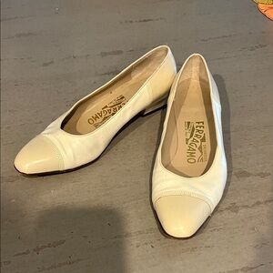 Salvatore Ferragamo Women's Ivory Heels